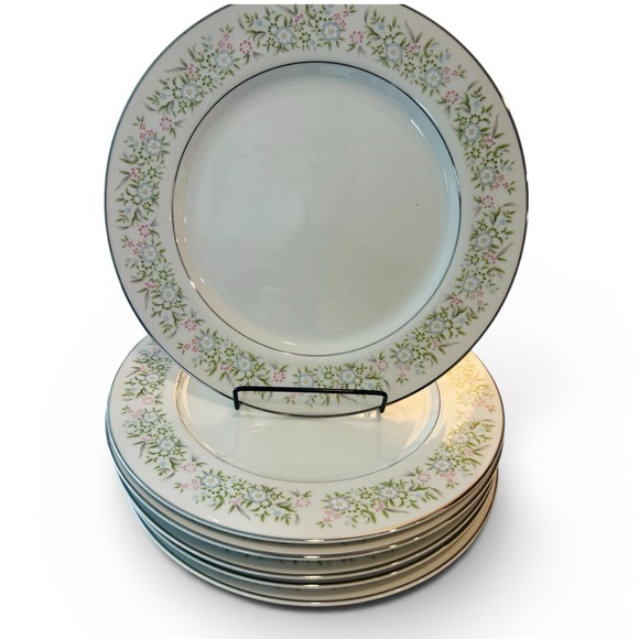 Taihei Japan Other - Vintage Taihei Japan Fine China Dinner Plates Set of 6 Floral Garland